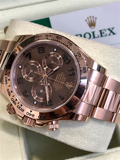 rolex daytona oro rosa quadrante chocolate|rolex chocolate dial.